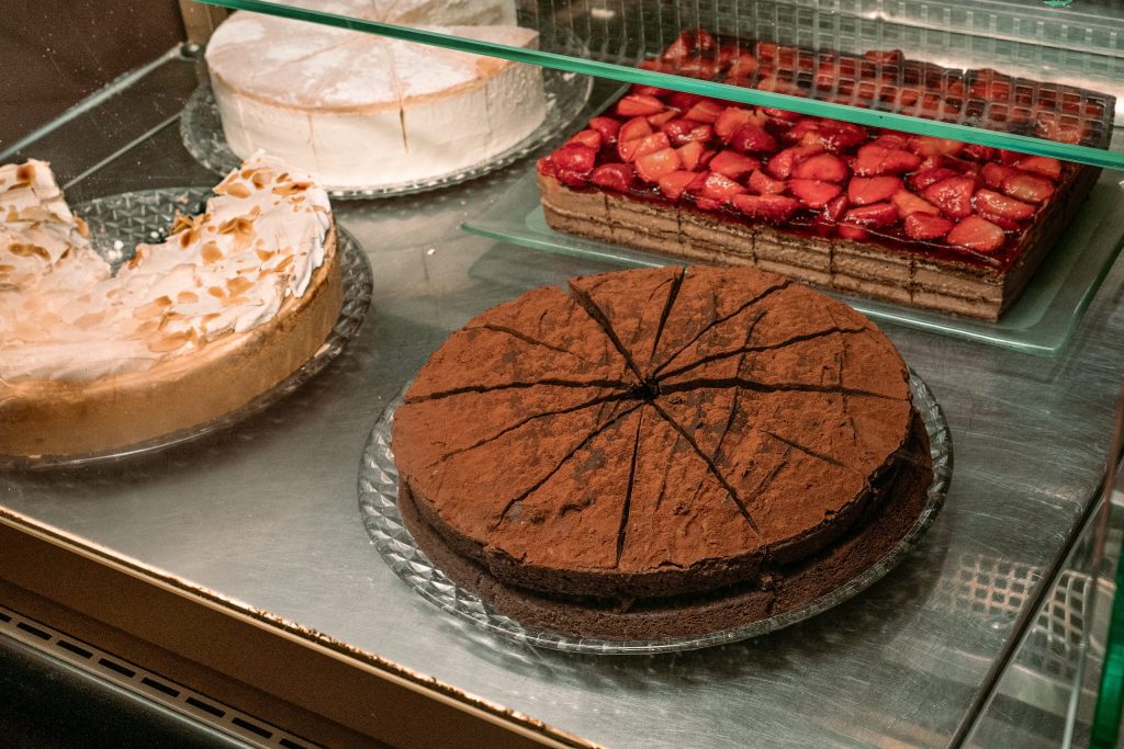 Hausgemachte Torte im Kaffeehaus Stralsund
